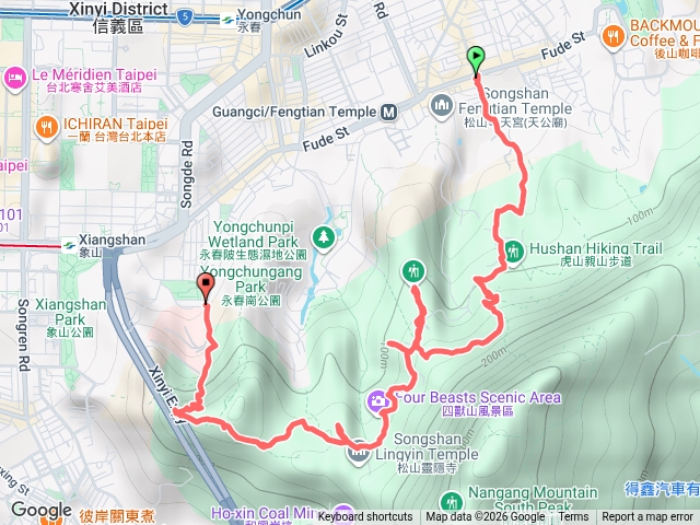 四獸山步道預覽圖