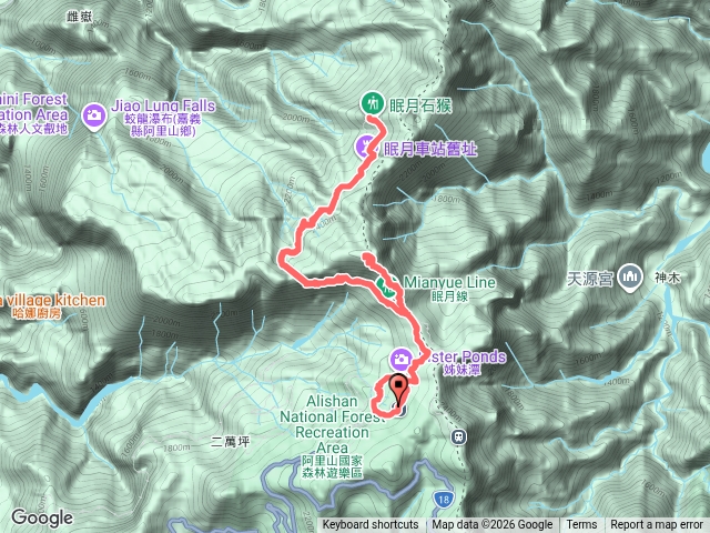 2026 06 29大塔山~眠月線~姊姊潭~受鎭宮~沼平車站