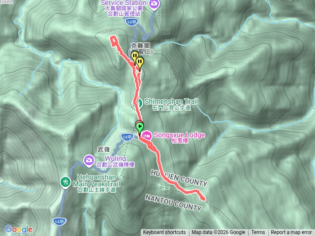 小奇萊石門山哈哈山哈哈南峰石門山北峰預覽圖