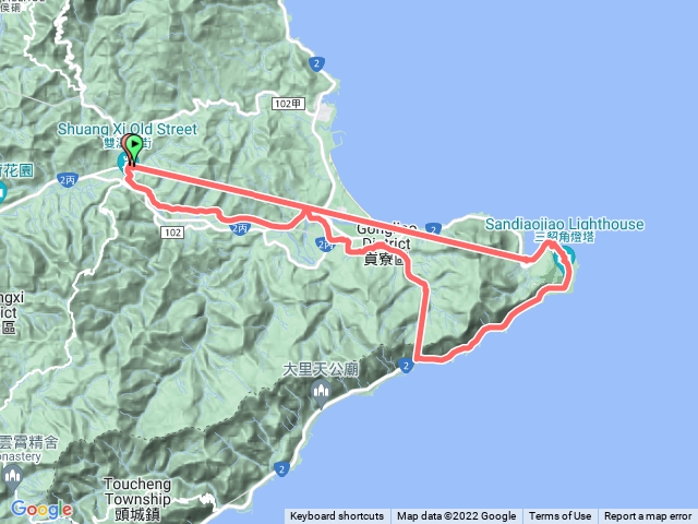 雙溪-福隆-石城-雙溪