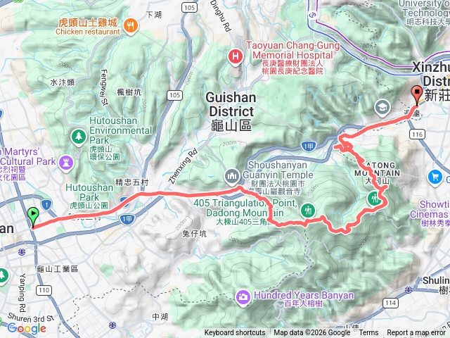 1150130桃園農工～新潮嶺山縱走迴龍尖