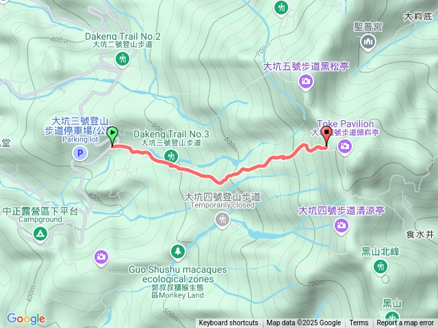 小百岳41-頭嵙山/大坑2號、3號步道20250119