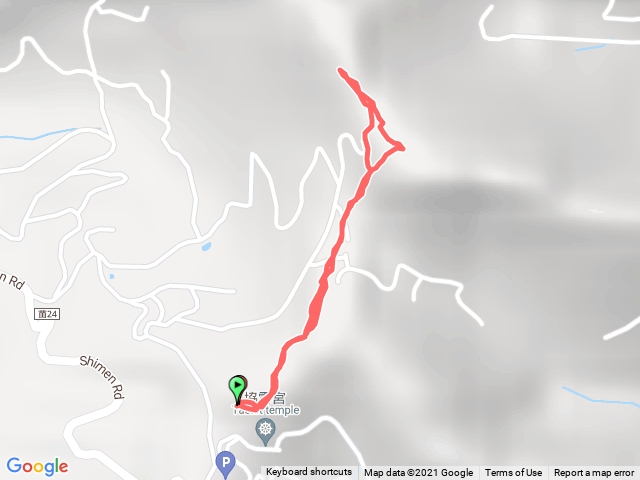 新石門山與新田山健走路線