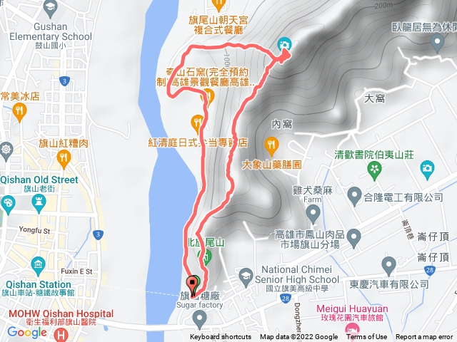 旗尾山(一號口上,三號口下)/小百岳NO.72/高雄