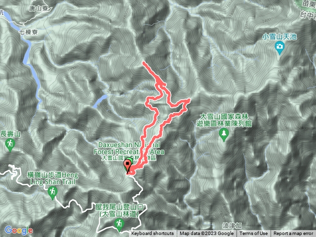 大雪山➡️烏石坑山➡️船型山112/7/9