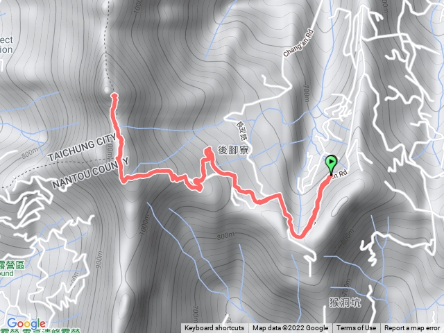 大橫屏山（南投小百岳）碧山農場起登往返