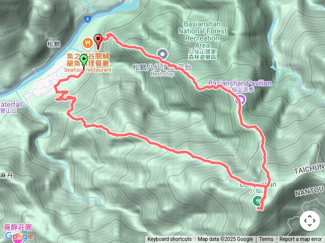 南松鶴上八仙山-東松鶴下