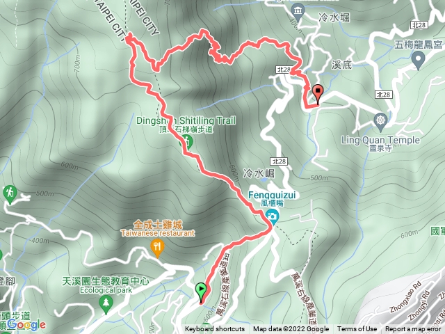 風櫃嘴到瑞泉路口 (冷水堀)