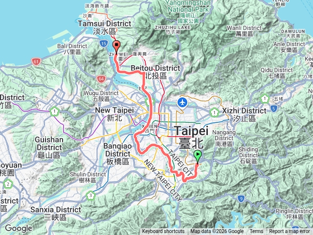 腳踏車_木柵開始_竹圍捷運站_景美溪_新店溪預覽圖
