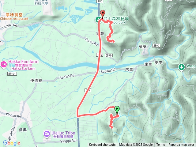 114-11-30萬金山+排灣山+萬巒-田頭新+鼎興+仲儀寮+四溝水+萬巒基石