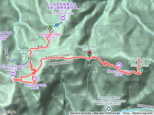 塔塔三山+玉前from東埔山莊預覽圖