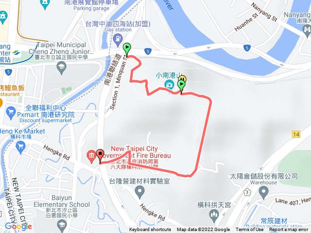 小南港山O繞