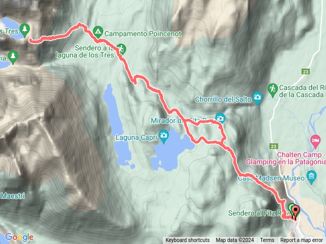 阿根廷查爾騰托雷峰健行