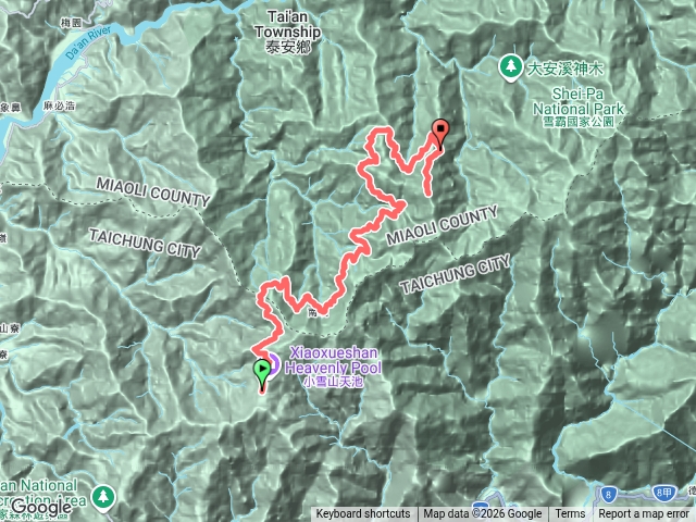 雪山西稜逆走3天2夜(1)-大雪山森林遊樂區~26K(含中雪山)