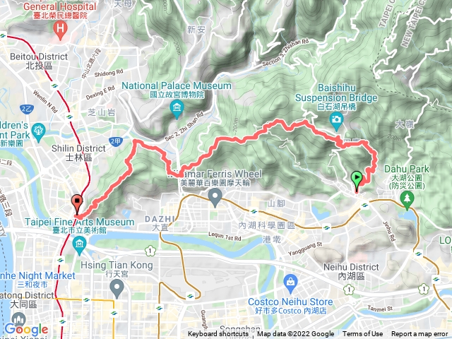 2022-01-28 圓覺瀑布 忠勇山 文間山 東吳 老地方 劍潭山