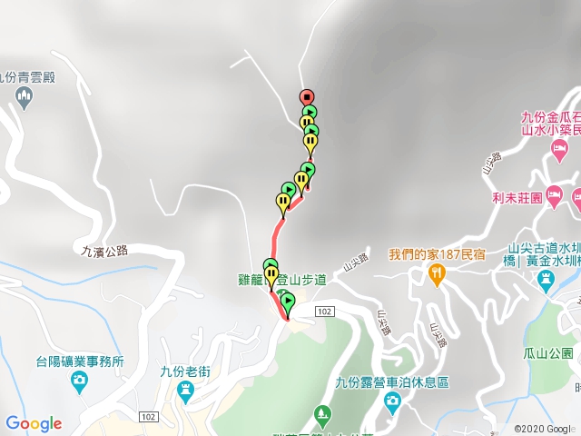基隆山步道第一涼亭