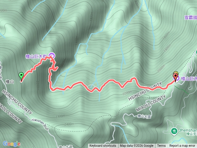 樂山檜木林步道預覽圖