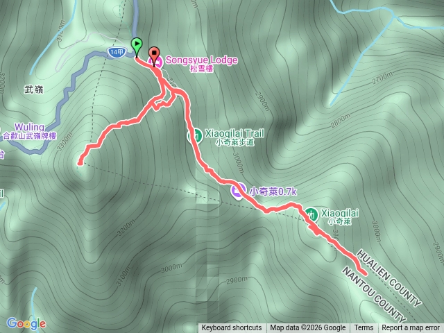 小奇萊步道+合歡東峰步道預覽圖