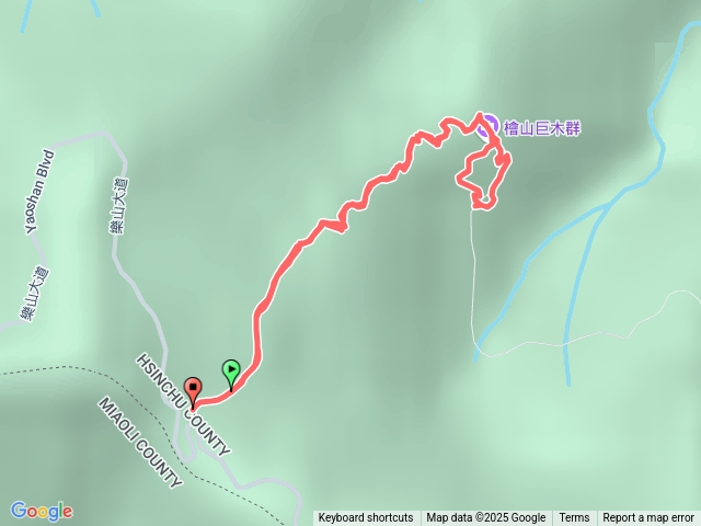 觀霧巨木步道-樂山林道6K進入