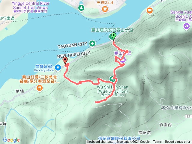 三峽五十分山鳶山彩壁預覽圖