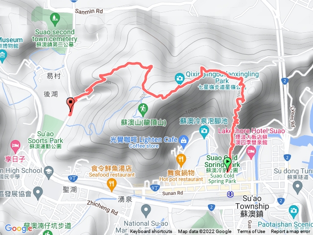 山水華七星嶺步道行程