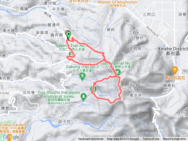 大坑1-5號連走