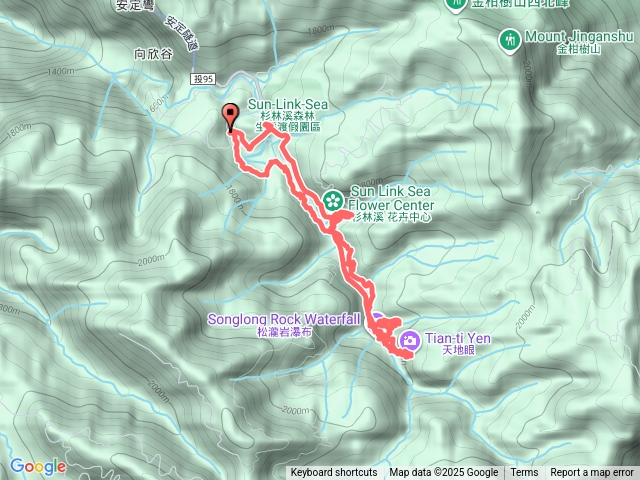 杉林溪穿林棧道-樂山步道-地眼步道-天眼步道-日月池預覽圖