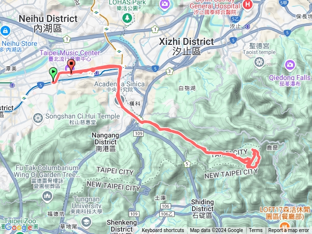 2024深按頭山'番箕湖山北峰