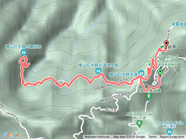 20240327 觀霧山莊-蜜月小徑-檜山巨木步道（觀看巨木、未達4k終點）預覽圖