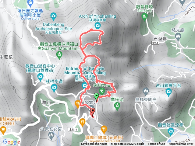 福隆山至硬漢嶺