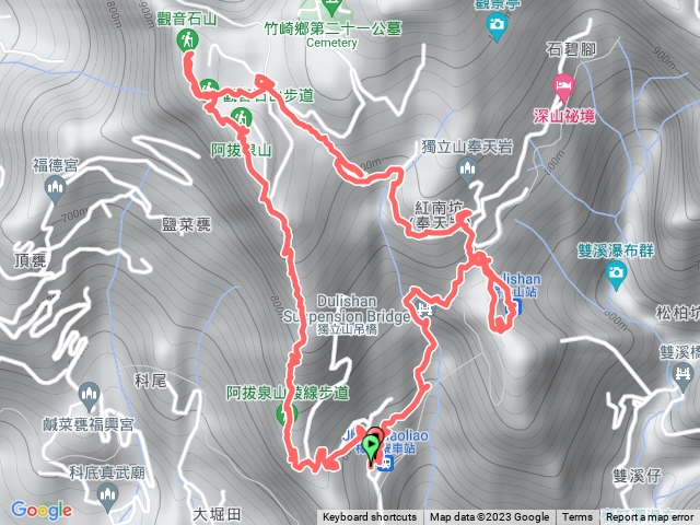 阿拔泉山及獨立山小0型走