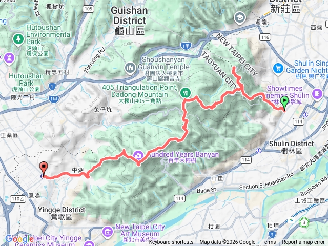 樹鳳縱走預覽圖