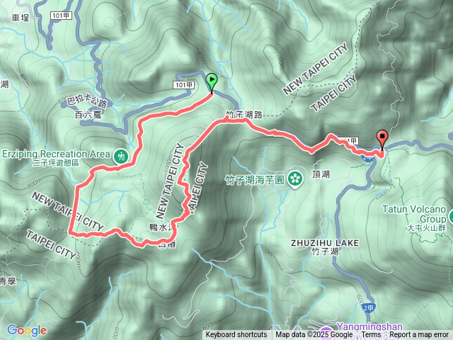台北大縱走第二段「二子坪到小觀音停車場」預覽圖