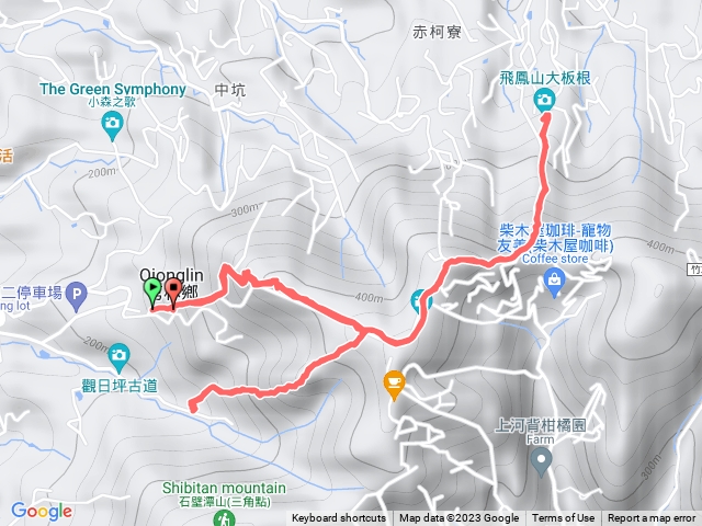 飛鳳-1800m-大板根原路折返