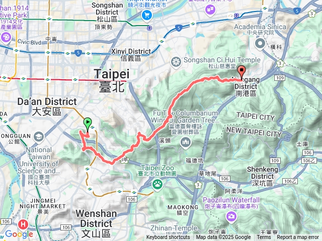 台北大縱走第六段（逆走）