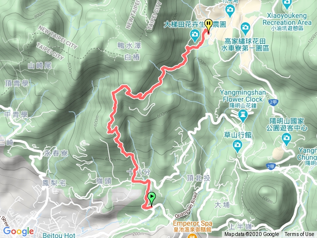 大同之家→中正山→竹子湖