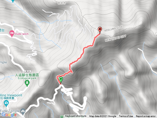 鳥嘴尖-》五四縱走-》台北天際線-》姜子寮山