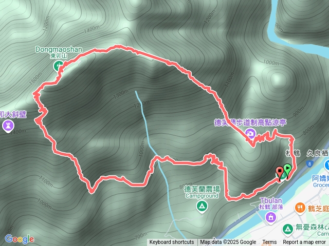 德芙蘭東南稜東卯山