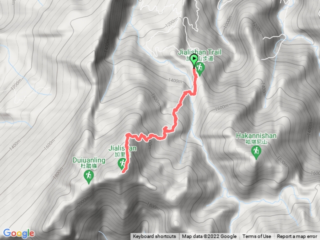 加里山登山步道(鹿場登山口)