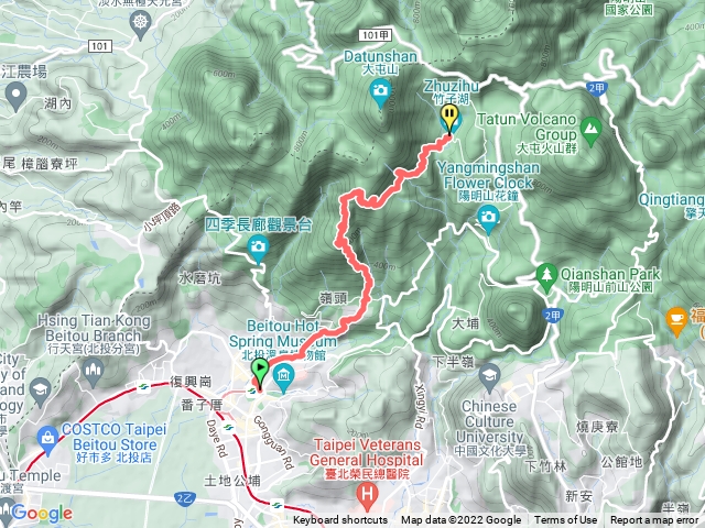新北投 中正山 竹子湖