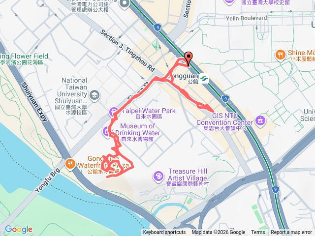 2026-05-01 自來水博物館消壓塔旁(未尋獲加羅林魚木)