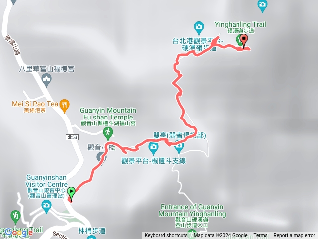 2024觀音觀鷹尋寶任務硬漢嶺步道(觀音山)202405271044