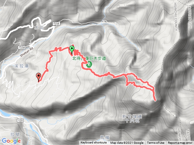 北得拉曼巨石步道+內鳥嘴山O走