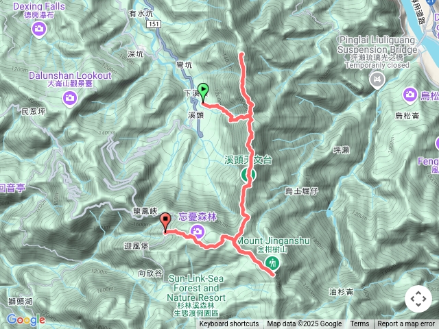 20250228_鳳金縱走(鳳凰山-金柑樹山)+忘憂森林預覽圖