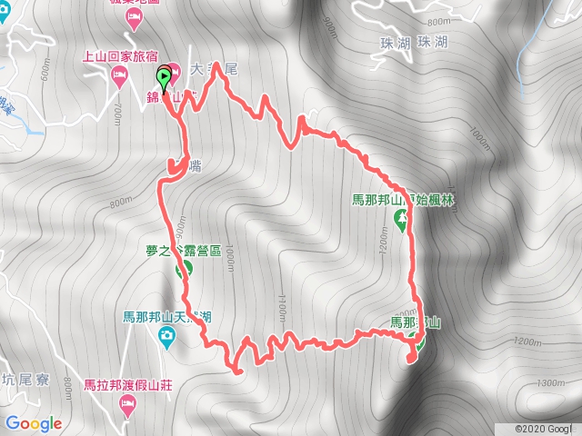 馬那邦山O型走 (上湖登山口)