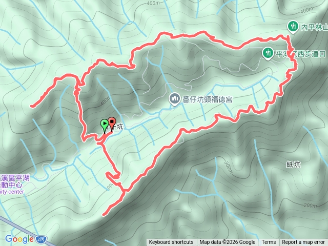 平湖森林步道全段_番子坑山>內平林山>大坑山O形3連峰預覽圖