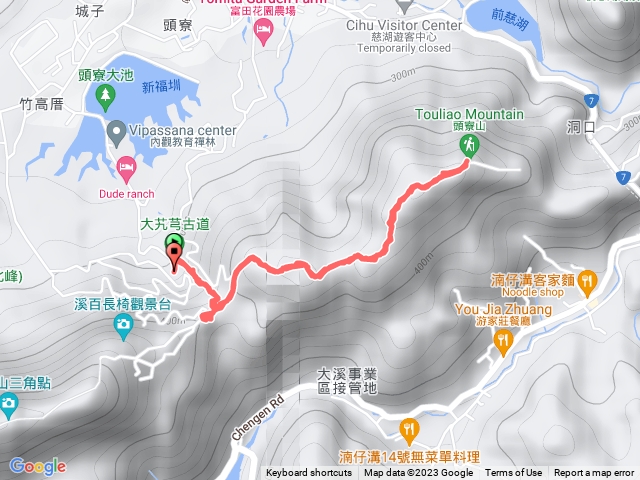 頭寮山，大艽芎步道桐花gpx