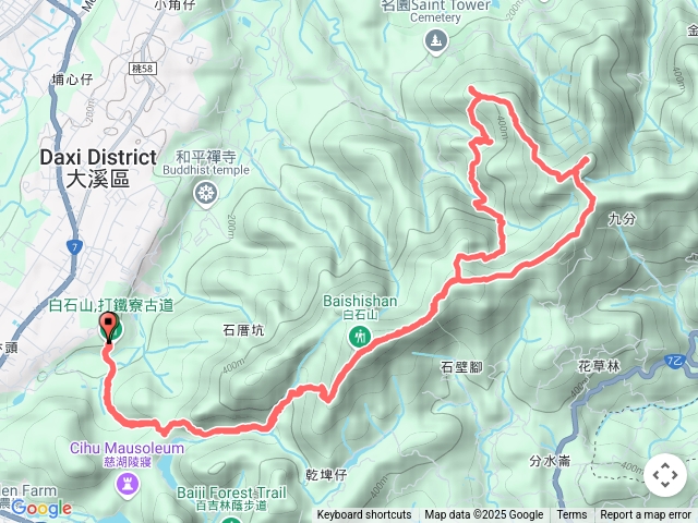 打鐵寮白石金面 單O繞
