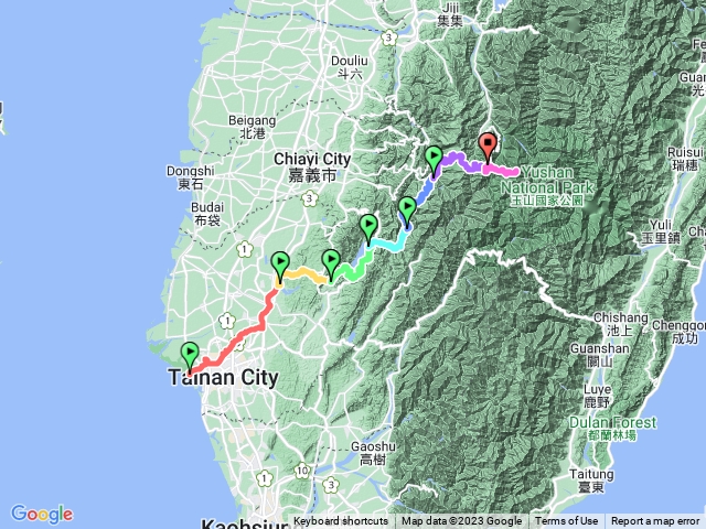 山海圳全線七日半步行紀錄 (全程約兩百公里包含特富野替代道路方案+玉山單攻來回紀錄)