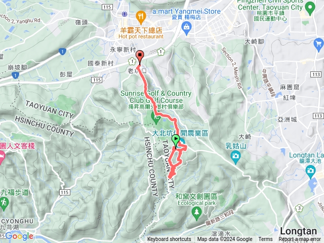 琳-龍 潭大北坑魯冰花故鄉(龍泉步 道+江申步道+奉茶亭步道+福人登山步道